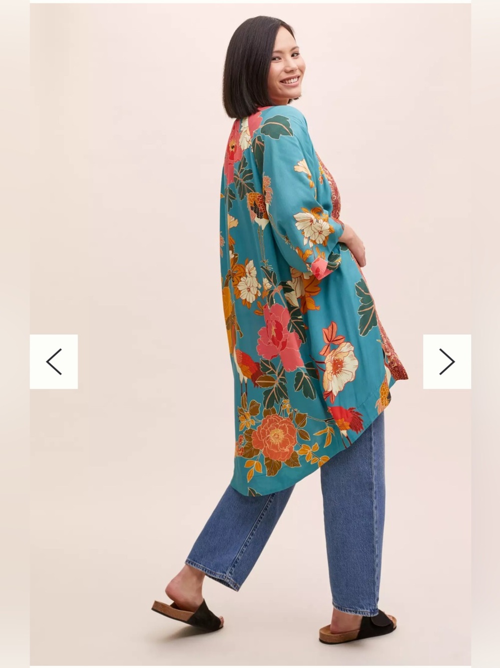 Anthropologie Kachel Floral Kimono – Long Duster Style